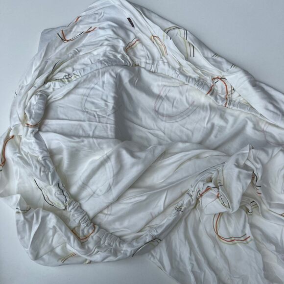 NEW Goumi Kids Over The Rainbow Baby Crib Sheet Changing Pad Cover Bamboo Organi - Picture 3 of 3